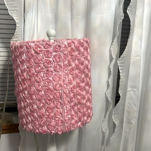 fully working light bulb, not included pink rose lamp